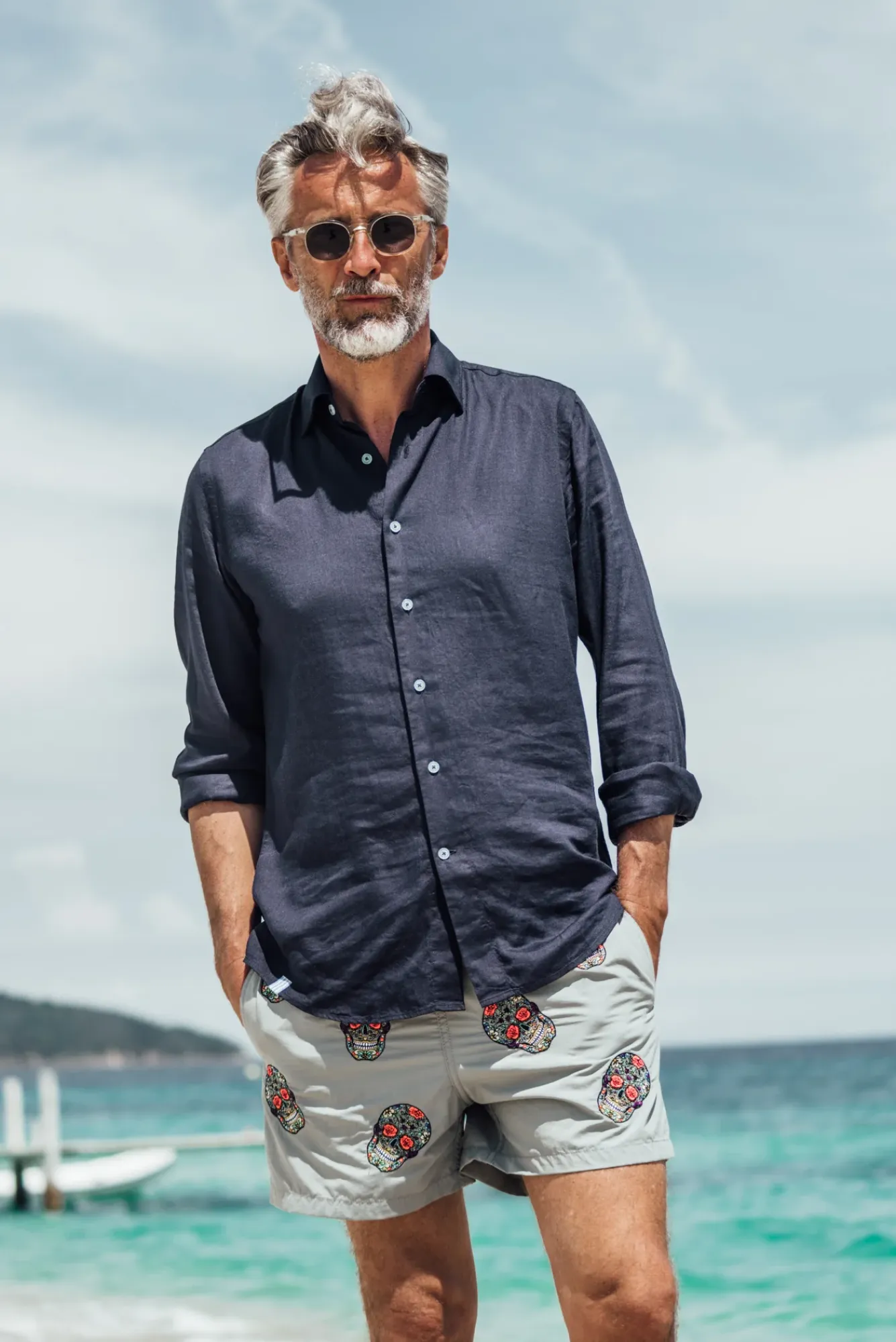 Mex|Best Sellers<Les Canebiers All Over Mex - Grey