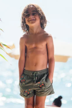 Garçons<Les Canebiers All Over Mex Kids - Khaki