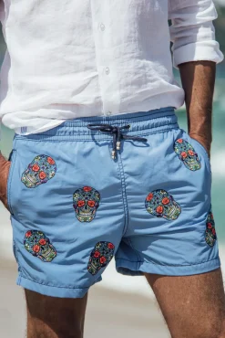 Mex|Best Sellers<Les Canebiers All Over Mex - Sky Blue