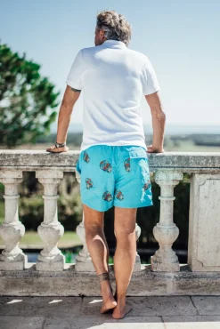Mex|Best Sellers<Les Canebiers All Over Mex - Turquoise