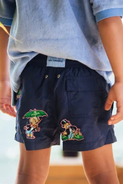Garçons<Les Canebiers All Over Roro Kids - Navy