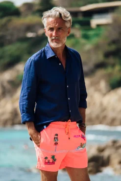 Places|Best Sellers<Les Canebiers All Over Saint-Barth - Orange