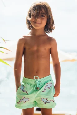 Garçons<Les Canebiers All Over Shark Kids - Green