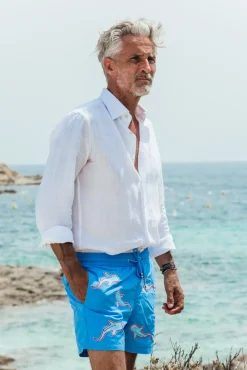 Shark|Best Sellers<Les Canebiers All Over Shark - Sky Blue