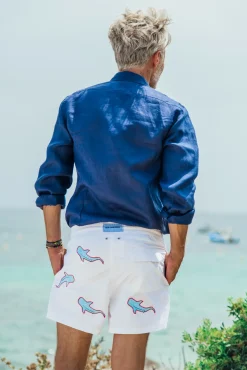 Shark|Best Sellers<Les Canebiers All Over Shark - White