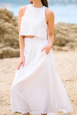 Jupes<Les Canebiers Brusquet Skirt - White
