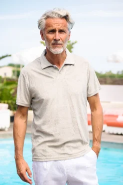 Polos<Les Canebiers Cabanon Polo - Grey