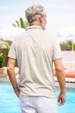 Polos<Les Canebiers Cabanon Polo - Grey