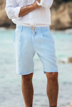 Shorts<Les Canebiers Cimes Short - Sky Blue