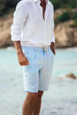 Shorts<Les Canebiers Cimes Short - Sky Blue