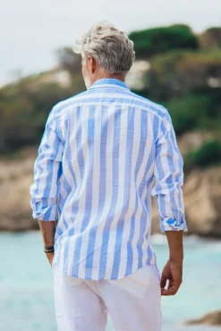 Chemises<Les Canebiers Divin Cotton - Blue Stripes