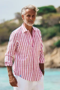 Chemises<Les Canebiers Divin Cotton - Red Stripes