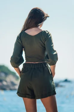 Ensemble<Les Canebiers Enchanteur - Khaki