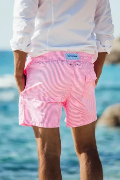 Stripes|Best Sellers<Les Canebiers Ermitage Court Fine Rayure - Pink