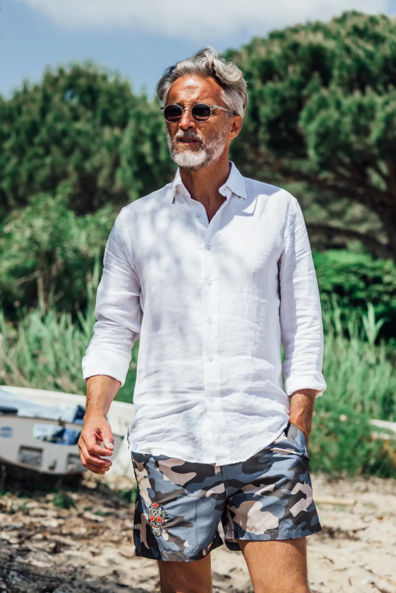 Best Sellers|Mex<Les Canebiers Ermitage Court Mex Camo - Blue