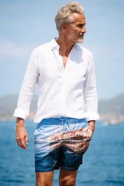 Best Sellers|Nouveauté<Les Canebiers Ermitage Print Saint-Tropez