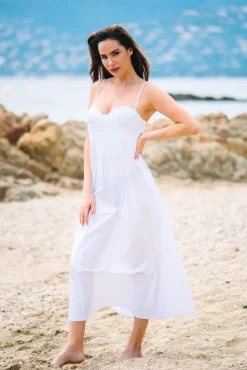 Robes<Les Canebiers Iris - White