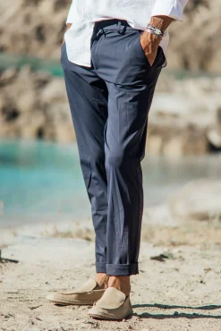 Pantalons<Les Canebiers Marsouin Pants - Navy