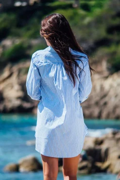 Robes<Les Canebiers Pascatt dress - Blue Stripes