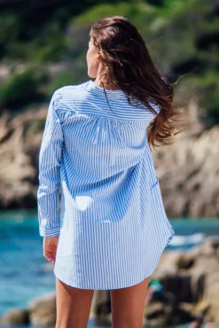 Robes<Les Canebiers Pascatt dress - Blue Stripes