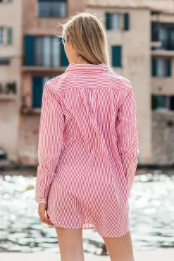 Robes<Les Canebiers Pascatt dress - Red Stripes