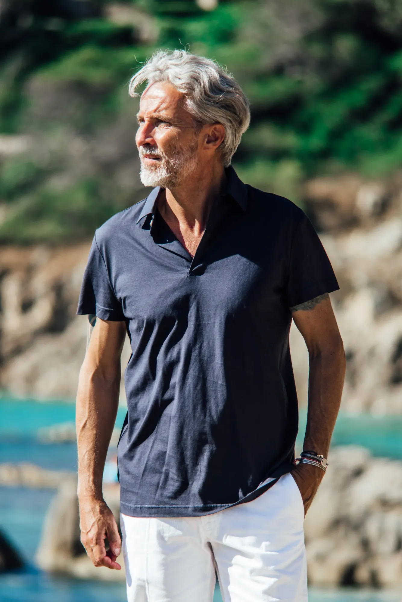 Polos<Les Canebiers Polo Marsouin - Navy