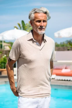 Polos<Les Canebiers Polo Salins - Beige