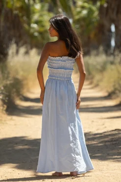 Robes<Les Canebiers Robe Allard - Bleu Ciel