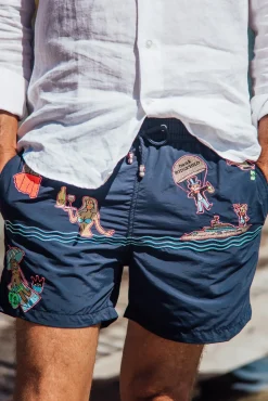 Places|Best Sellers<Les Canebiers Saint-Tropez - Navy