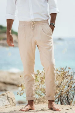 Pantalons<Les Canebiers Sauvier Pants - Beige