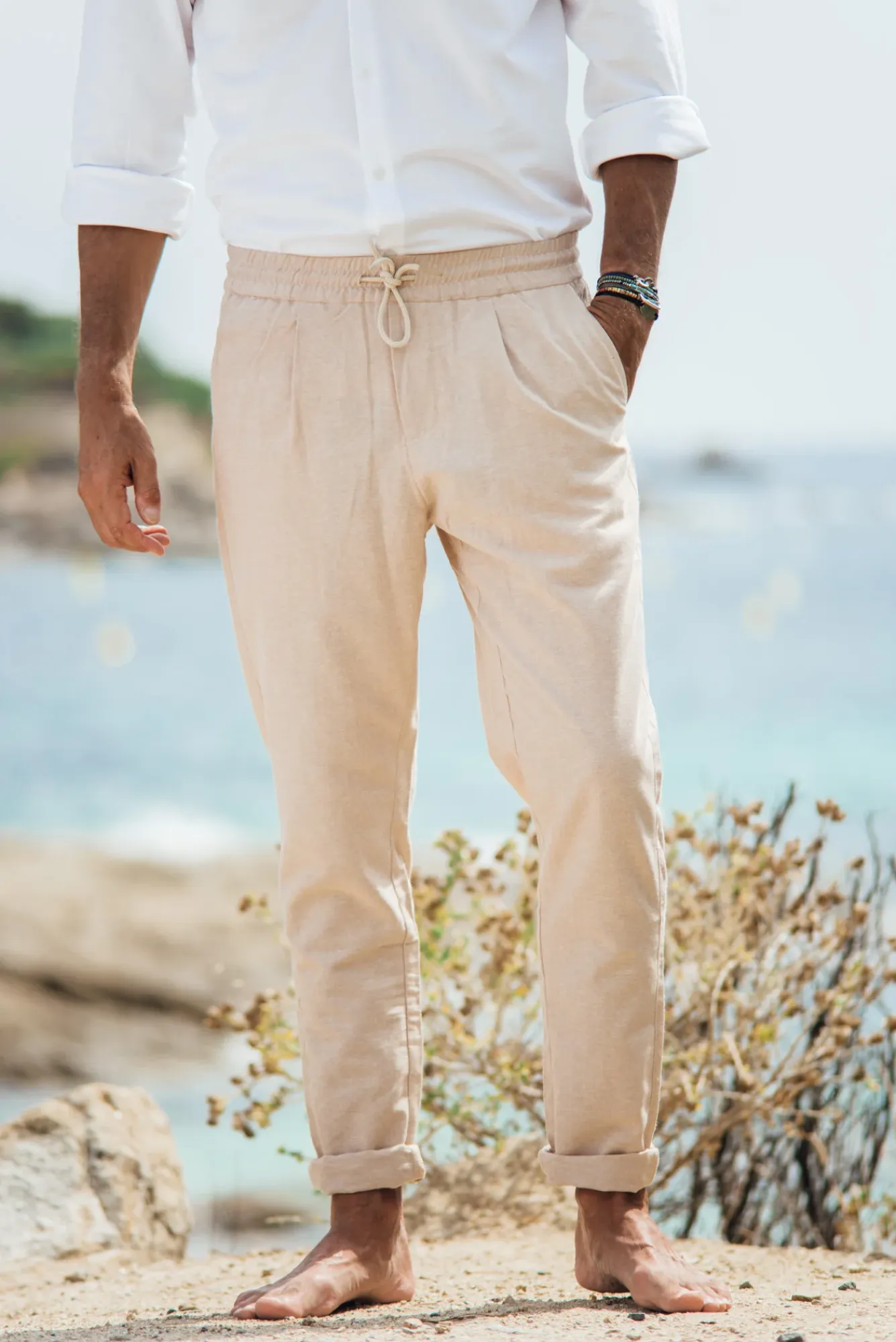 Pantalons<Les Canebiers Sauvier Pants - Beige