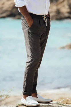 Pantalons<Les Canebiers Sauvier Pants - Grey