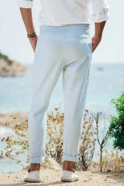 Pantalons<Les Canebiers Sauvier Pants - Sky Blue