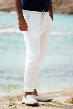 Pantalons<Les Canebiers Sauvier Pants - White