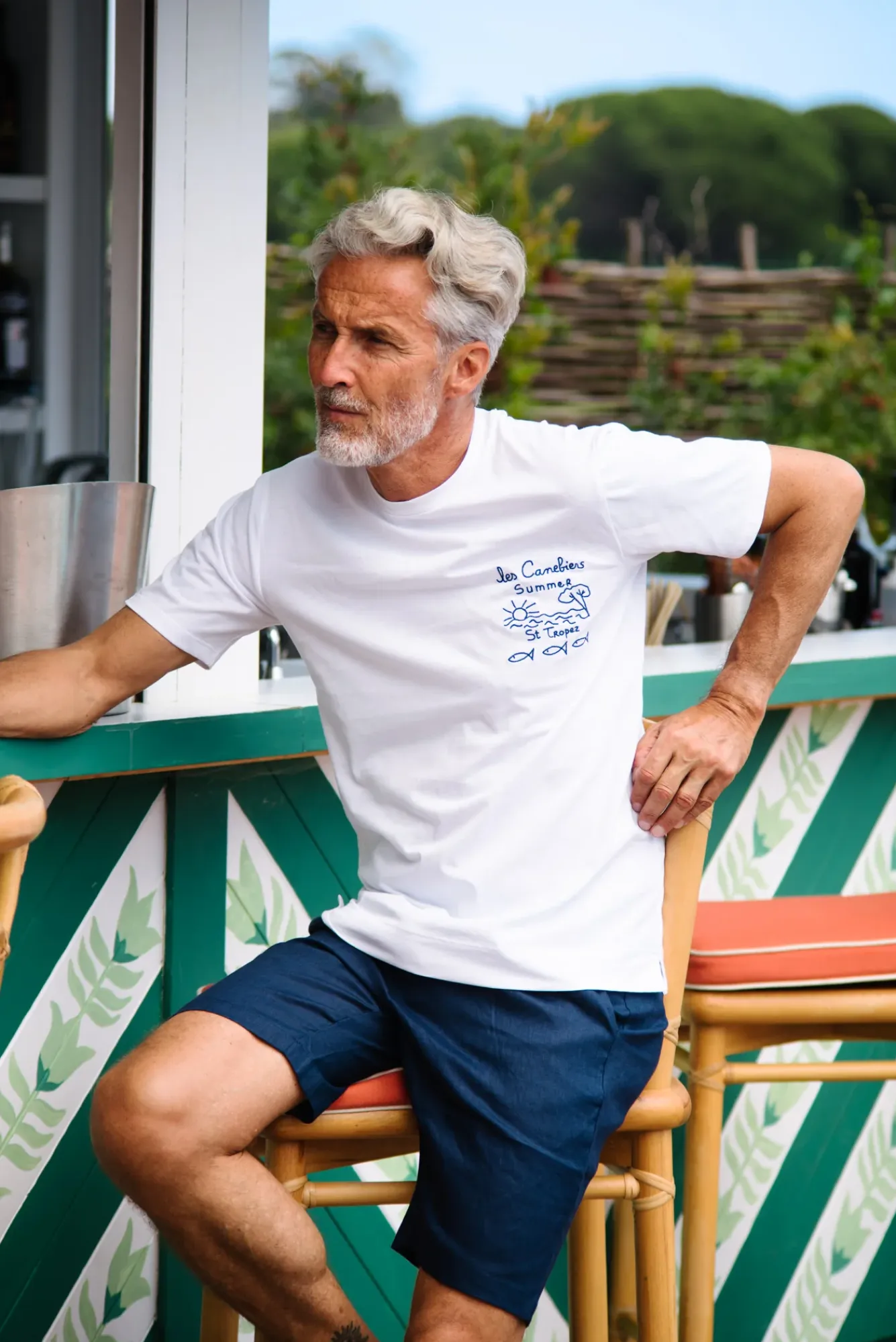 T-shirts<Les Canebiers Summer t-shirt - White
