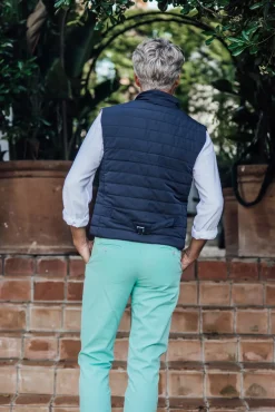 Pantalons<Les Canebiers Tartane pants - Green Water