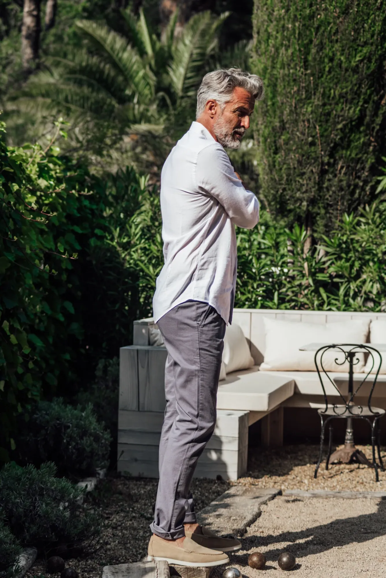 Pantalons<Les Canebiers Tartane pants - Grey