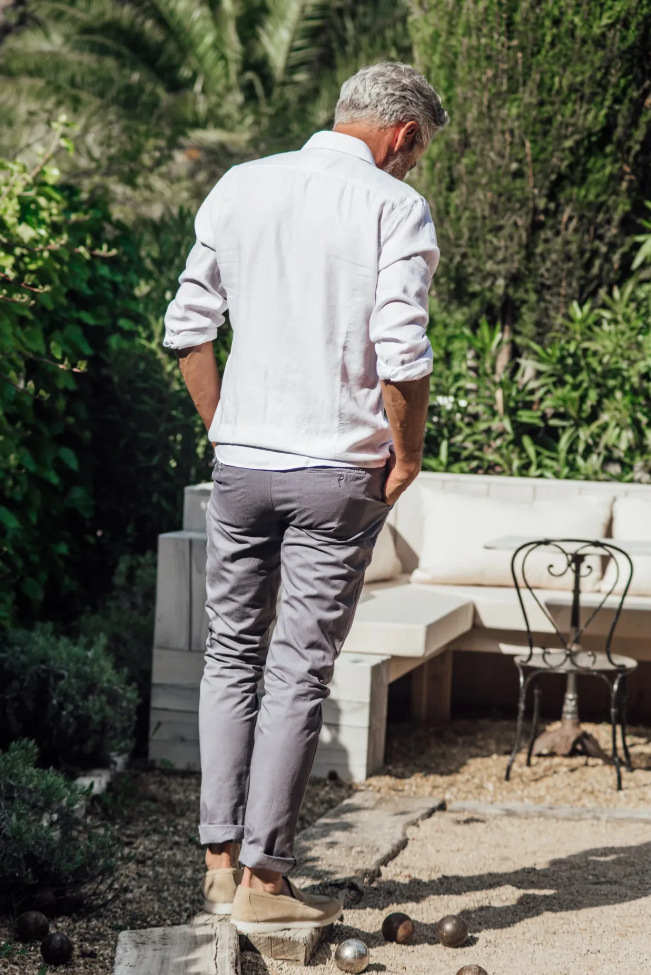 Pantalons<Les Canebiers Tartane pants - Grey