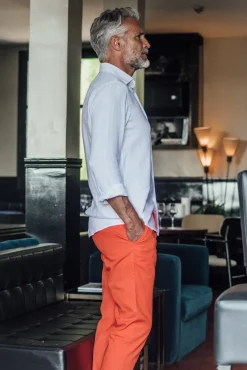 Pantalons<Les Canebiers Tartane pants - Orange