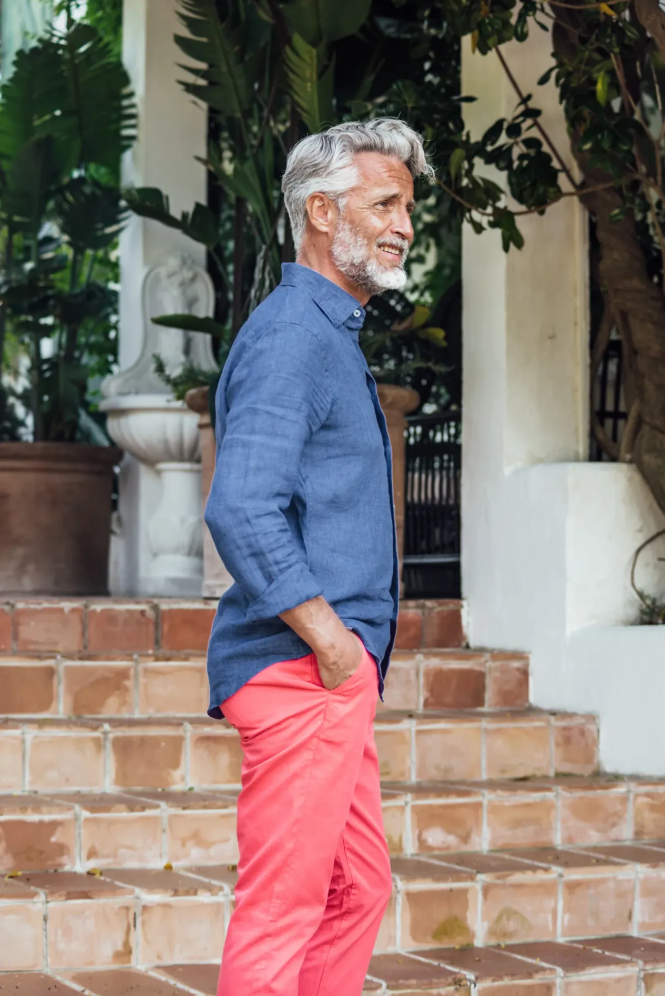 Pantalons<Les Canebiers Tartane pants - Raspberry