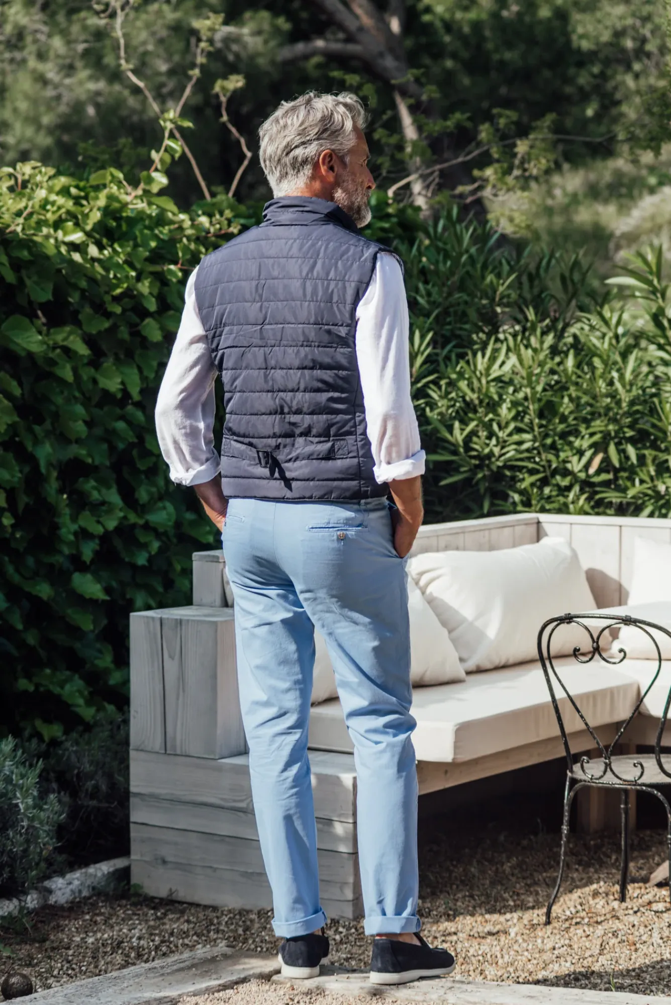 Pantalons<Les Canebiers Tartane pants - Sky Blue