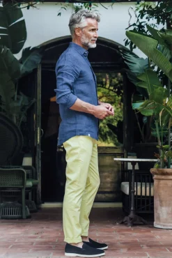 Pantalons<Les Canebiers Tartane pants - Yellow